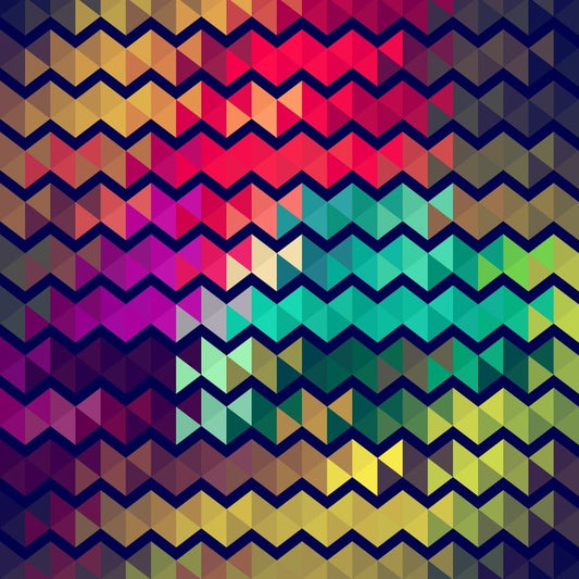 Cool retro zigzags