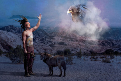 Legend of the wolf and eagle
