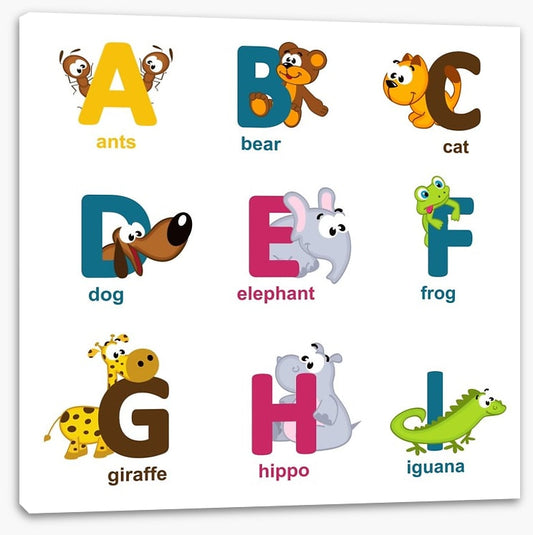 Alphabet animals - A to I