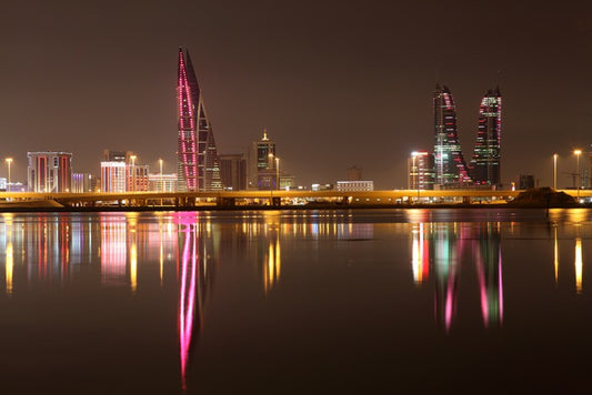 Manama marina lights