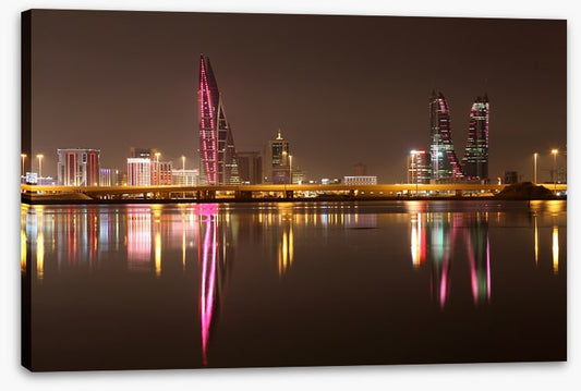 Manama marina lights