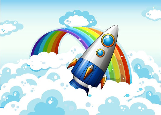 Rocket past the rainbow