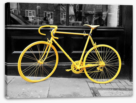The yellow bike