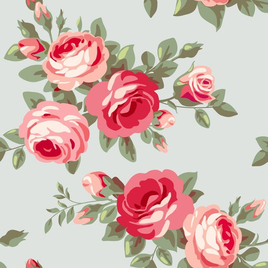 Vintage style rose wallpaper