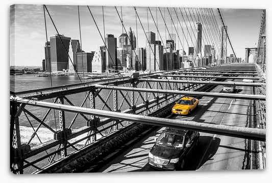 Brooklyn Bridge taxi