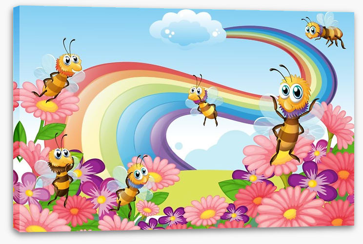 The rainbow bees