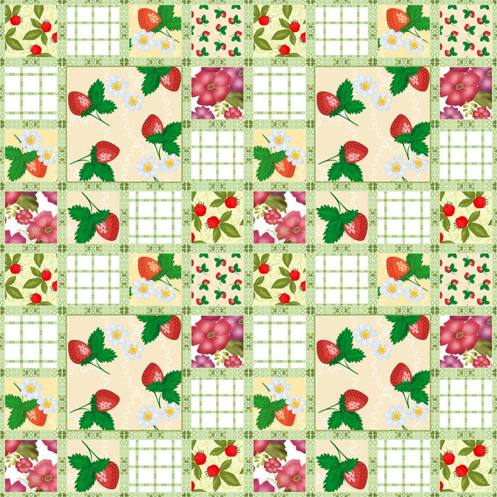 Strawberry fields patchwork