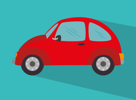 Little red car