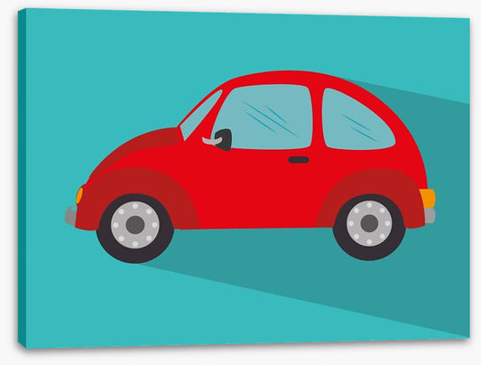 Little red car