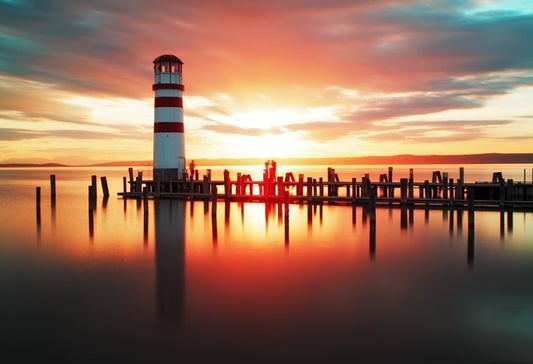 Lighthouse sunrise