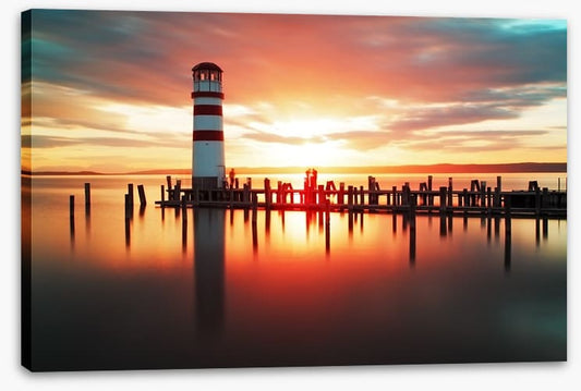 Lighthouse sunrise