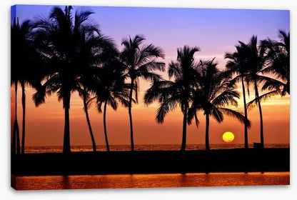 Anaehoomalu Bay sunset, Hawaii