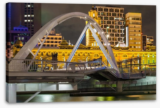 Across Evan Walker bridge