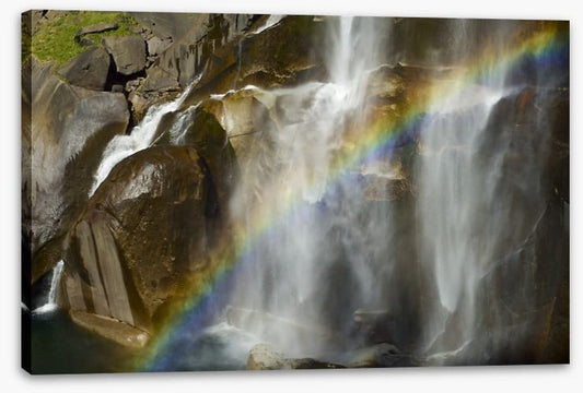 Rainbow on the rocks