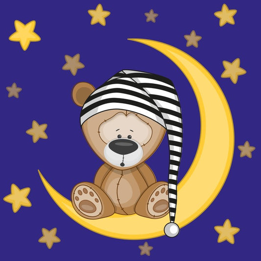 Bear on the moon