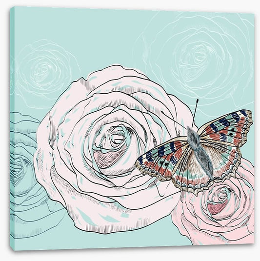 The butterfly and the rose