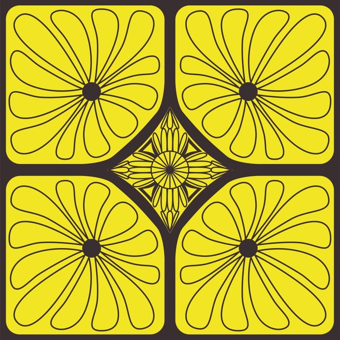 Art nouveau daisy