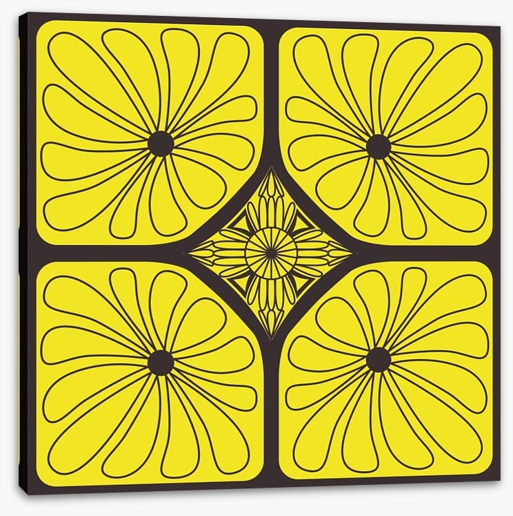Art nouveau daisy