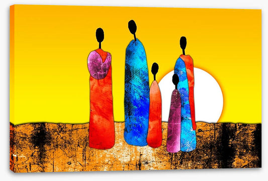 Beside the setting sun