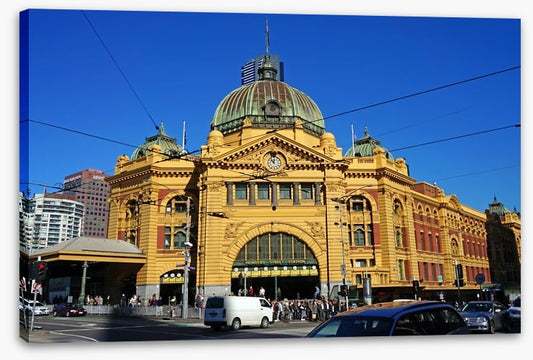 The corner of Flinders