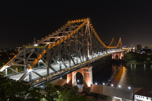 The Story Bridge by night