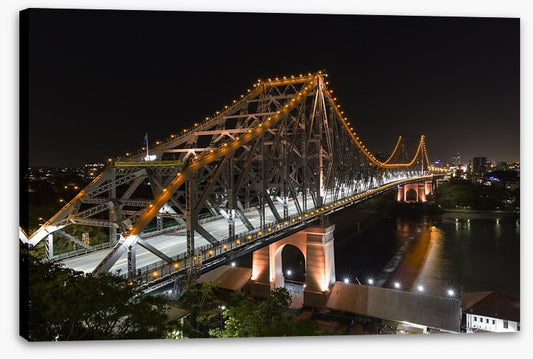 The Story Bridge by night
