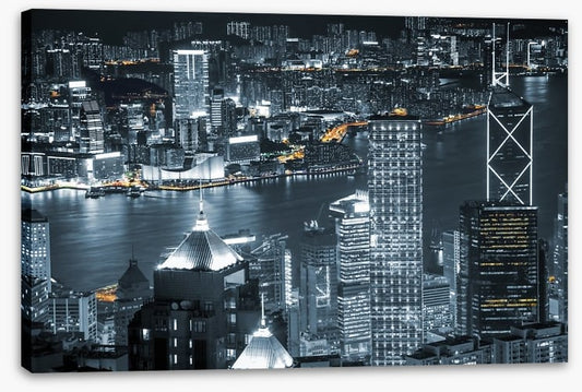 Hong Kong by night