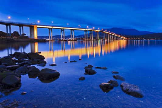 Tasman Bridge reflections