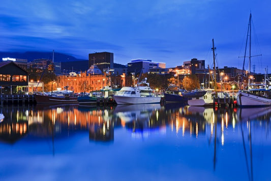 Hobart blue hour
