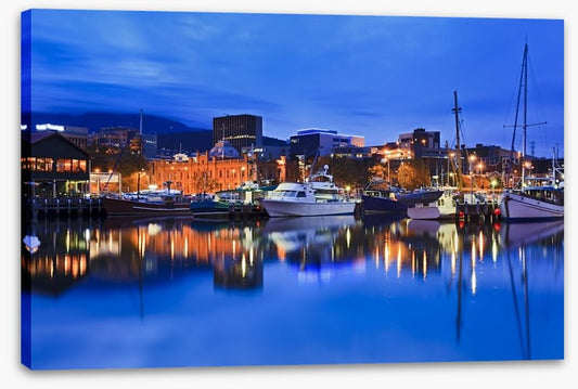 Hobart blue hour