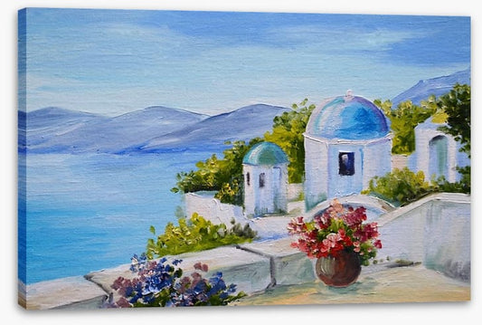 House near the sea, Santorini