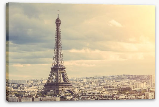 The towering Eiffel Tower