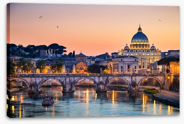 Lights of the Basilica St Peter, Rome
