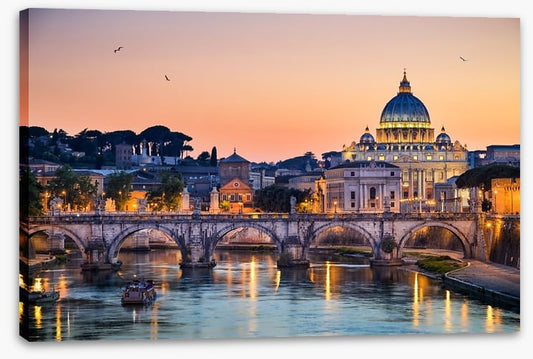 Lights of the Basilica St Peter, Rome