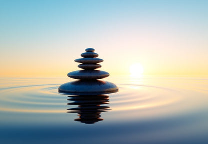 Stone tower at sunrise