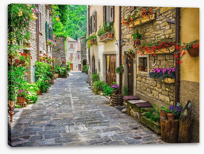 Tuscan facades, Italy