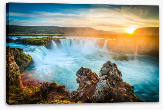 Godafoss sunset
