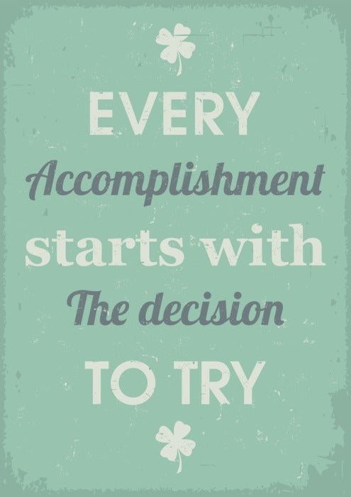 The decision to try