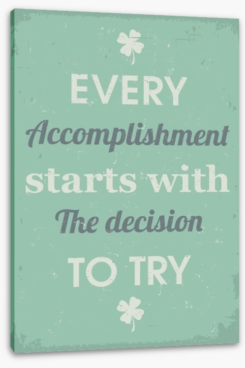 The decision to try