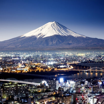 Mount Fuji cityscape