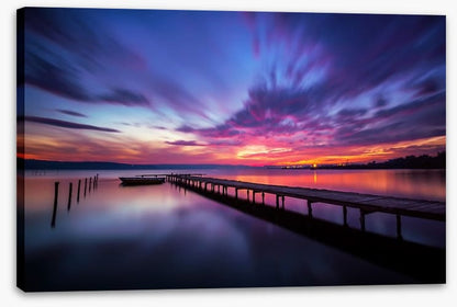 Violet sunset