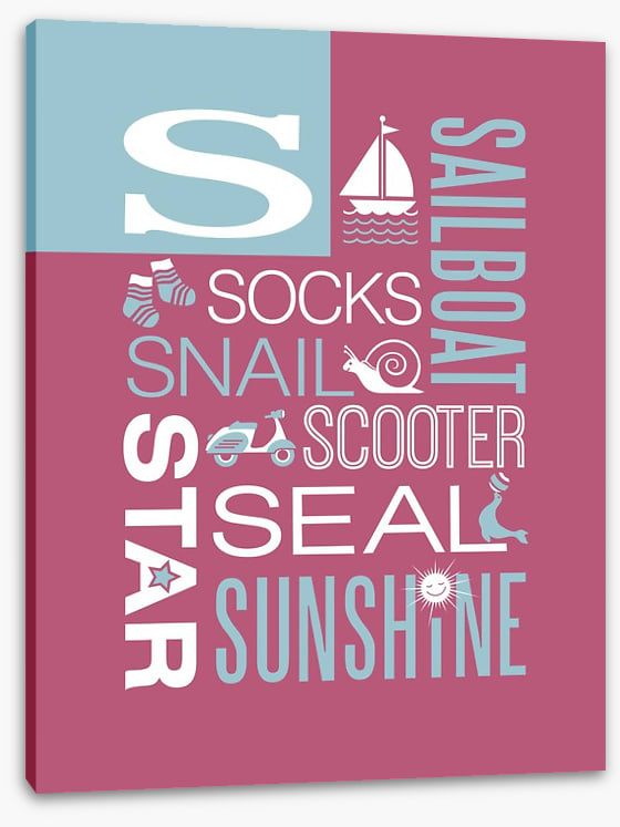 S is for sailboat