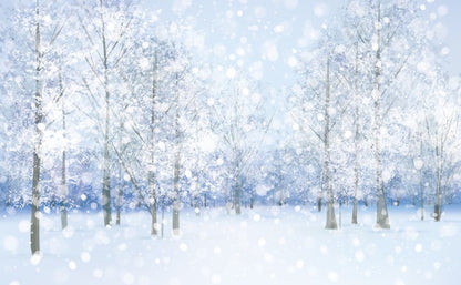 Soft snow falling