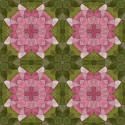 Rose garden mosaic