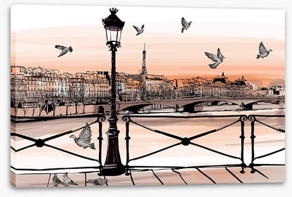 Sunset over the Seine