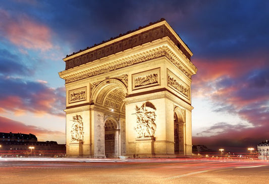Arc de Triumph at dusk