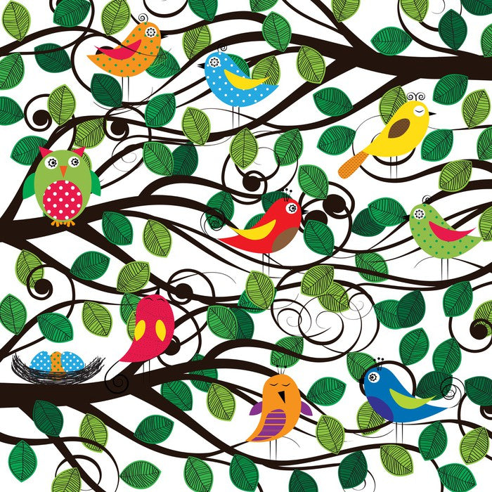In the swirling branches