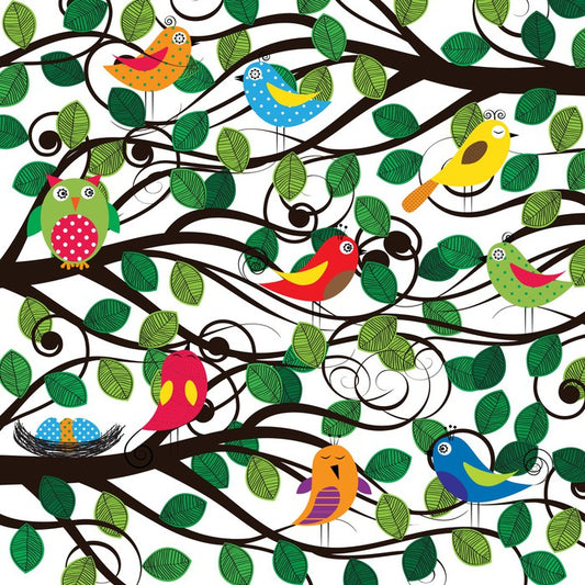 In the swirling branches