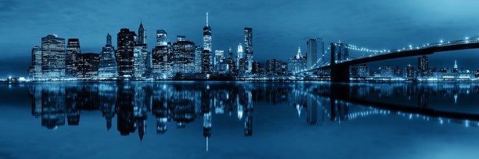 Downtown blues panorama