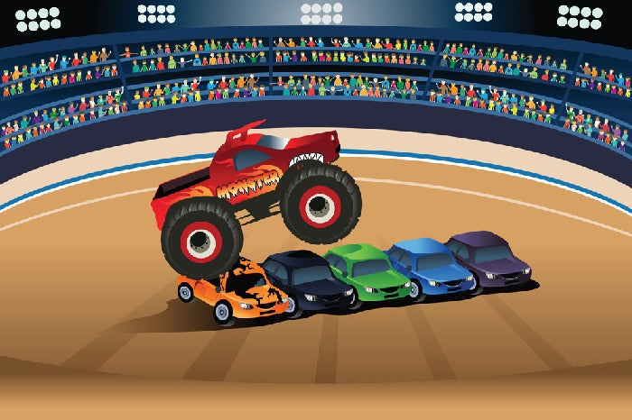 Monster truck jump